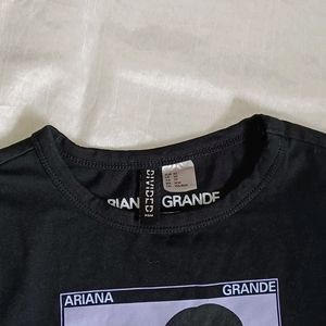 H&M Ariana Grande Printed Baby Tee