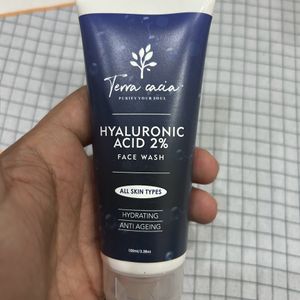 Terra Cacia Hyaluronic Acid 2% Face Wash - 2qty