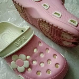 Pink Cross -size 11..6-7 years can wear.