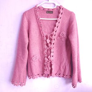 Pink Knitted Sweater