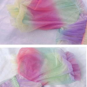 New Multi Colour  Crop Top ( Soft Net)