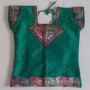 Girl's Traditional lehenga choli (polka parkar)