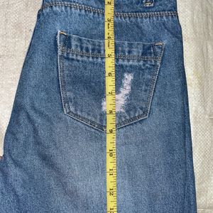 High Waist Denim Short For Women