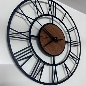 Wall clock With Metal Body, Designer Piece, 16”