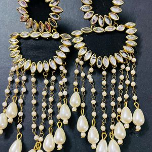 Fancy Party Wear Have Long Size Earrings