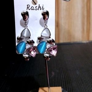 Korean Glass Stone Earring