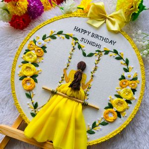 Birthday Hoop Art