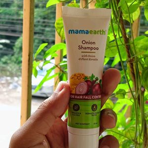 Sealed Pack, Mamaearth Onion Shampoo, 20ml Sample