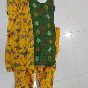 Woman Patiala Suit Salwar With Dupatta