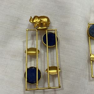 18K Plated Contemporary Earrings