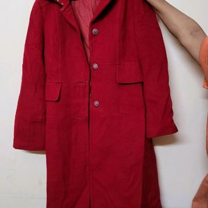 NEW YEAR OFFER!! Red Long Coat Imported