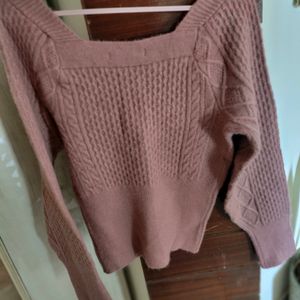 Imported Crop Sweater