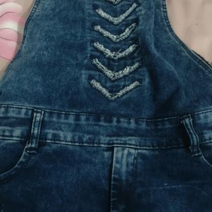 Denim Dungree For Women...Waist Size 32 and Length 40