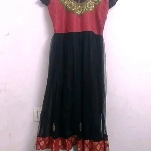 Anarkali Black Kurthi