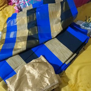 beautiful Blue Saree