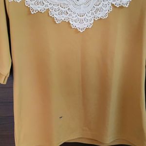 Chinkankari Work Beige Top | Bust 38in |