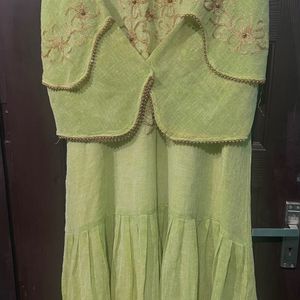 Arabic Gown - Lime Green