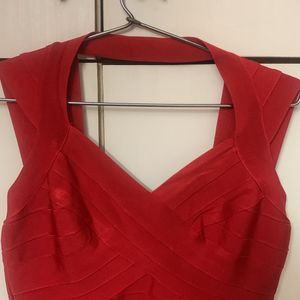 Red Bodycon Party Dress