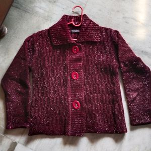 Maroon Sweater For Women