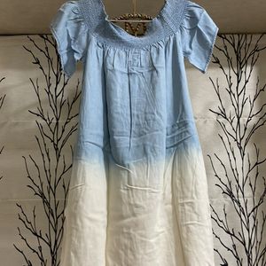 Forever 21 Off Shoulder Denim Dress