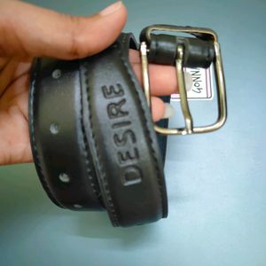 Ladies Black Leather Belt