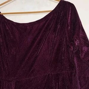 Velvet Long And Coat Type Top Combo Sale