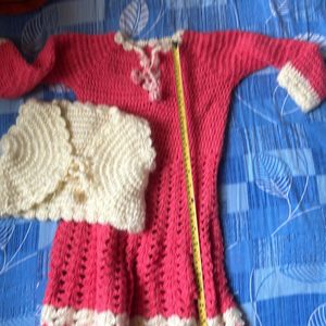 Woollen Frock And Jacket