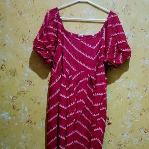 Puff Hand Dress Cum Kurti Combo 2 Set