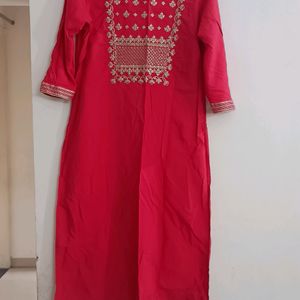 Embroidery And Sequence Work Kurta From Kashish