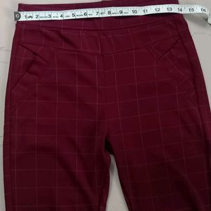 Maroon Jegging