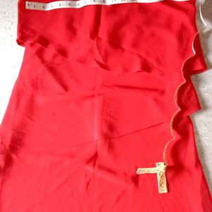 3 Fril 1 Piece Red 🍒 Short Dress 👗..very Pretty