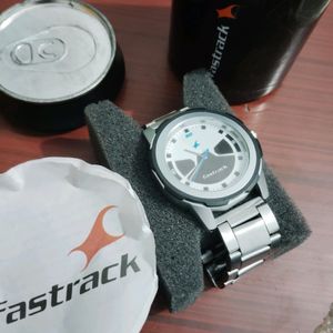 Fastrack Quartz Analog Multicoloured Dial Stainles