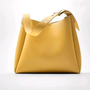 Zara Minimalist Bucket Bag