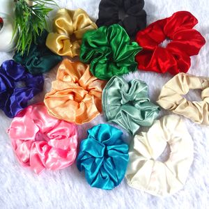 Hair Scrunchies Silk Like New Pack Of 12 (200 )Rs