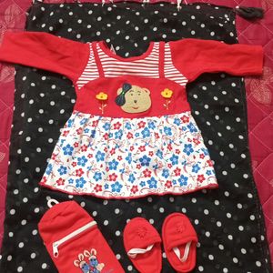 PRICE DROP!!!Three Baby Dress Combo (Only For 300₹