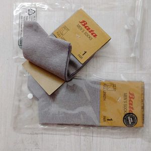 The Bata New Socks Combo-2 Formal Wear(Light Grey)