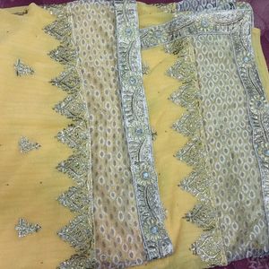 Designer Sarees With Stitched Blouse