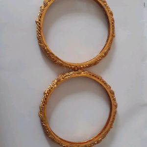 PRICE DROP❤️New Antique Gold Plated Bangles