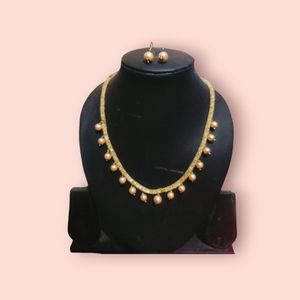 ADChain Necklace With Earrings