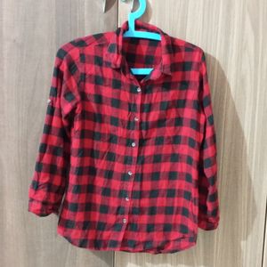 Red 🔴Smart Look Women's Check Shirt