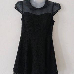 BLACK FROCK DRESS