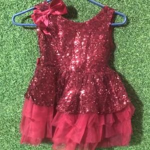 Hopscotch Sequins Sirosa Frock