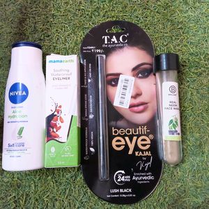 30off Mamaearth Eyeliner, Body Lotion, Kajal