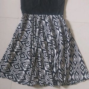 Black & White Short Dress