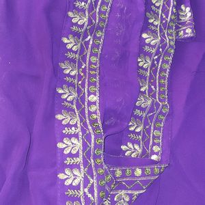 Kurta set with embroidery dupatta