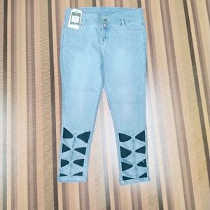 S-4 Size 34 Slim Fit Women Denim Jeans