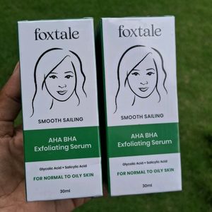 Foxtale Aha Bha Exfoliating Serum Pack Of 2