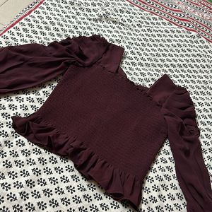 Maroon Top