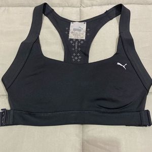 PUMAWomen Sports Lightly Padded Bra (Black)