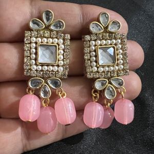 New Pink Stud Earrings